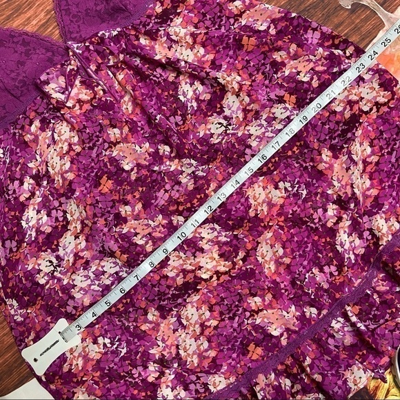 AMBRIELLE - Babydoll Slip Dress Purple Hydrangea Large - Picture 7 of 7